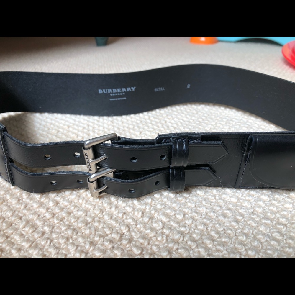 100% Authentic Burberry Black Belt